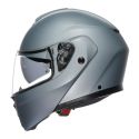 Casco Agv Streetmodular E06 Matt Silver