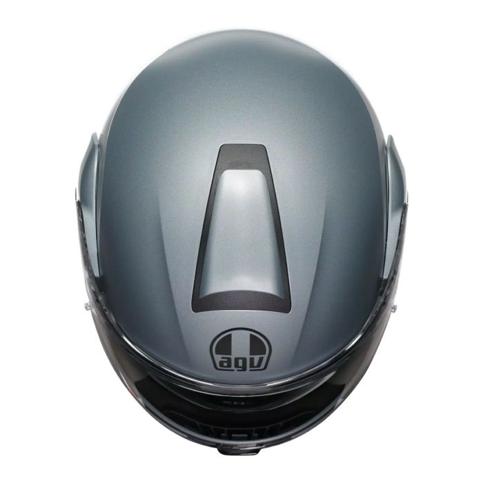 Casco Agv Streetmodular E06 Matt Silver