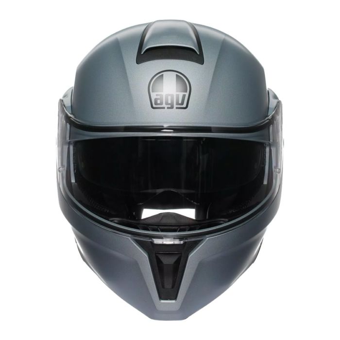 Casco Agv Streetmodular E06 Matt Silver