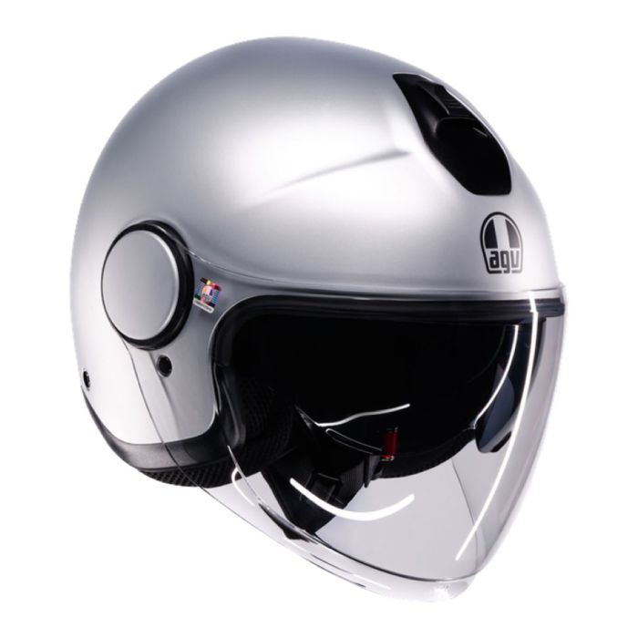Casco Agv Eteres E2206 Mono Matt Luce Grey