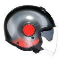 Casco Agv Eteres E2206 Levanto Black/silver/red