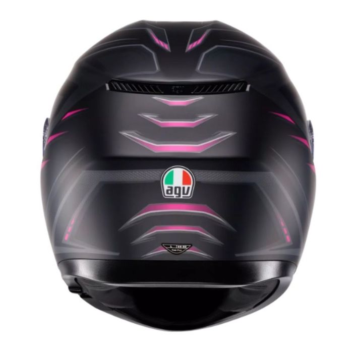 Casco Integrale Agv K3 E2206 Mplk Syth Matt Black/pink
