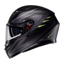 Casco Integrale Agv K3 E2206 Mplk Syth Matt Black/yellow Fl