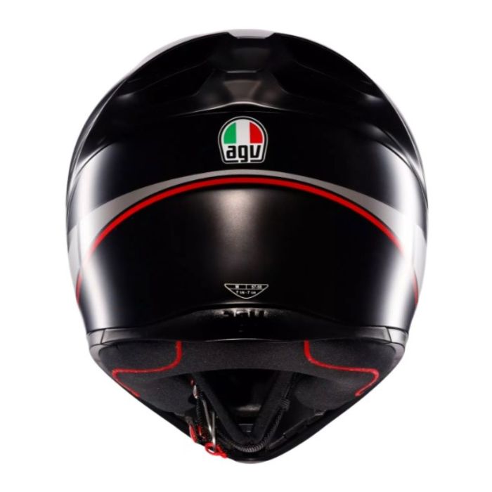 Casco Integrale Agv K1 S E2206 Graphic Lap Matt Black/grey/