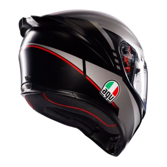Casco Integrale Agv K1 S E2206 Graphic Lap Matt Black/grey/