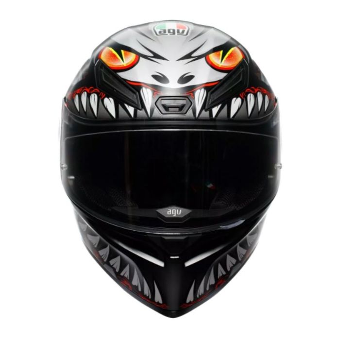 Casco Integrale Agv K1 S E2206 Graphic Lyzard Matt Black/gr