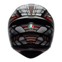 Casco Integrale Agv K1 S E2206 Graphic Lyzard Matt Black/gr