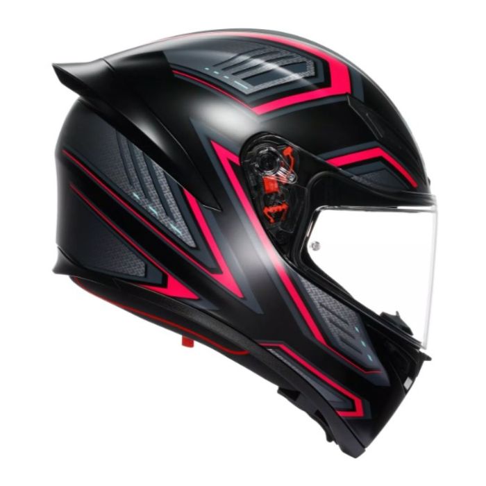 Casco Integrale Agv K1 S E2206 Graphic Sling Matt Black/pink
