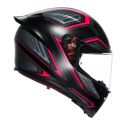 Casco Integrale Agv K1 S E2206 Graphic Sling Matt Black/pink
