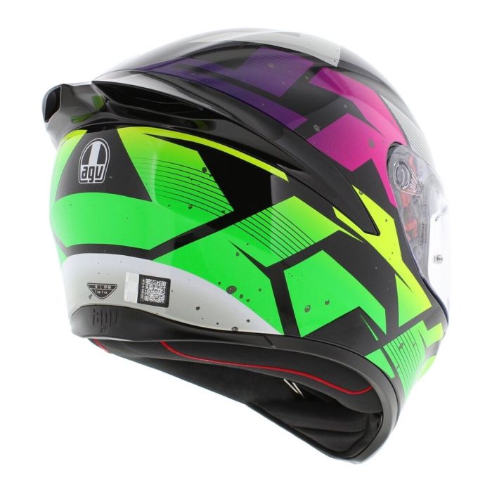Casco Integrale Agv K1 S E2206 Graphic Punkpulse Black/purp