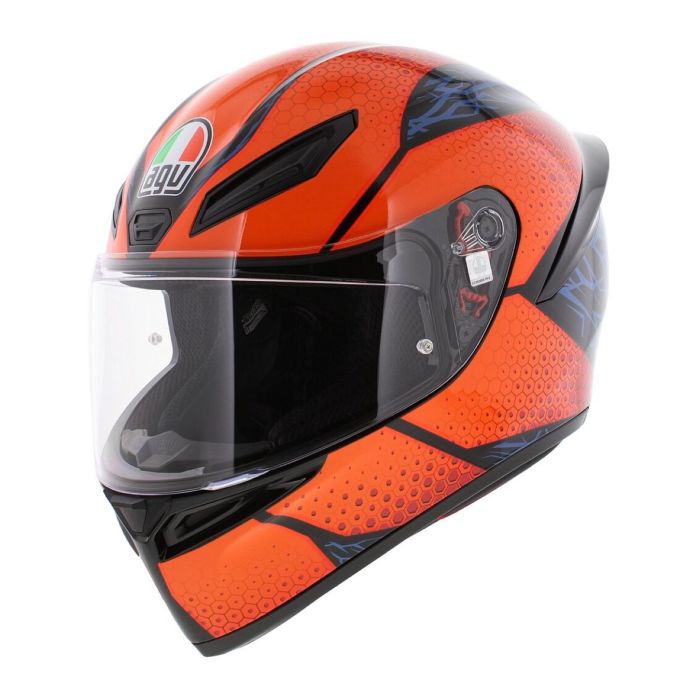 Casco Integrale Agv K1 S E2206 Graphic Speedarmor Black/ora