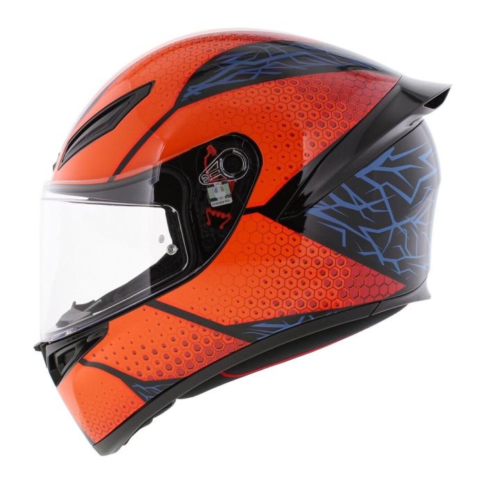 Casco Integrale Agv K1 S E2206 Graphic Speedarmor Black/ora