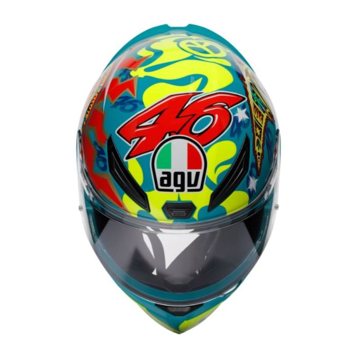 Casco Integrale Agv K1 S E2206 Replica Rossi Mugello 1999