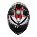 Casco Integrale Agv K6 S E2206 Mplk Graphic Karve Matt Black/whi