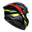 Casco Integrale Agv K6 S E2206 Mplk Graphic Erazer Black/red/yel