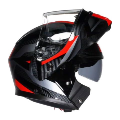 Casco Agv Streetmodular Ledro E2206 Mplk Black/red