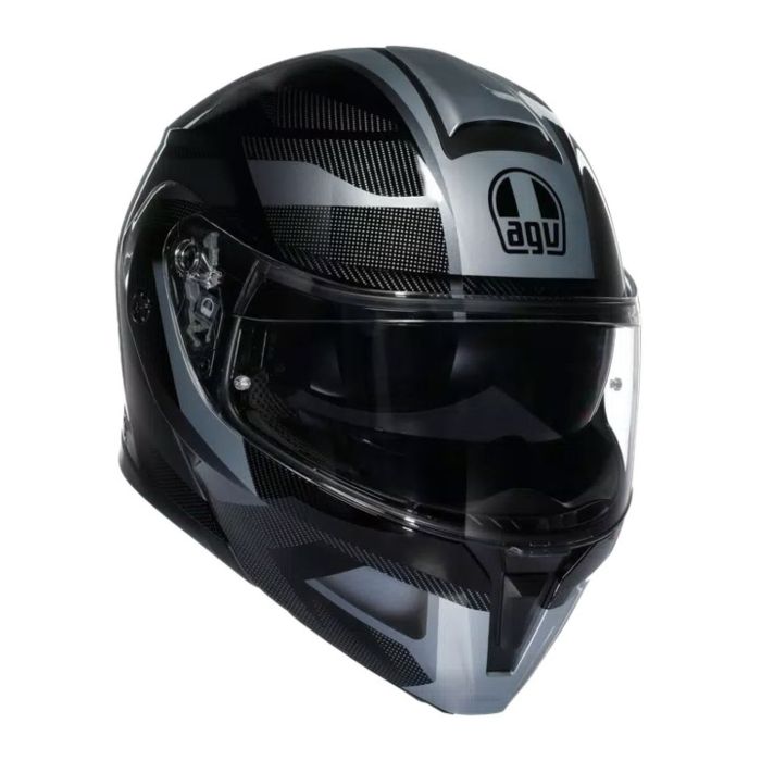 Casco Agv Streetmodular Ledro E2206 Mplk Matt Black/grey