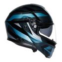 Casco Agv Streetmodular Ledro E2206 Mplk Matt Black/powder Bl