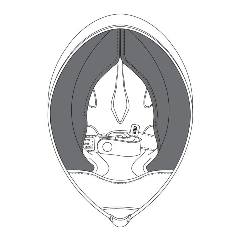 Agv Guanciali Pista Gp Rr Grey/yellow