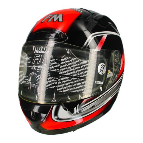 Casco Fm Radikal Rosso Fantasia