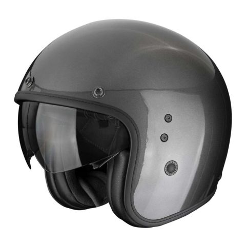 Casco Jet Scorpion Belfast Evo Grigio Metallizzato