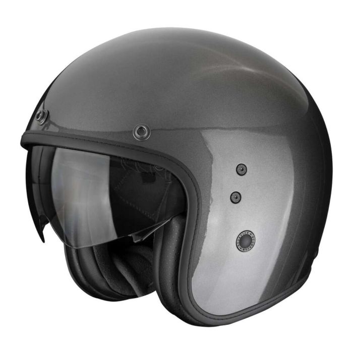 Casco Jet Scorpion Belfast Evo Grigio Metallizzato