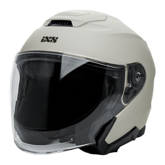 Casco Jet Ixs Rapid J 1.0 Mono Grigio Opaco
