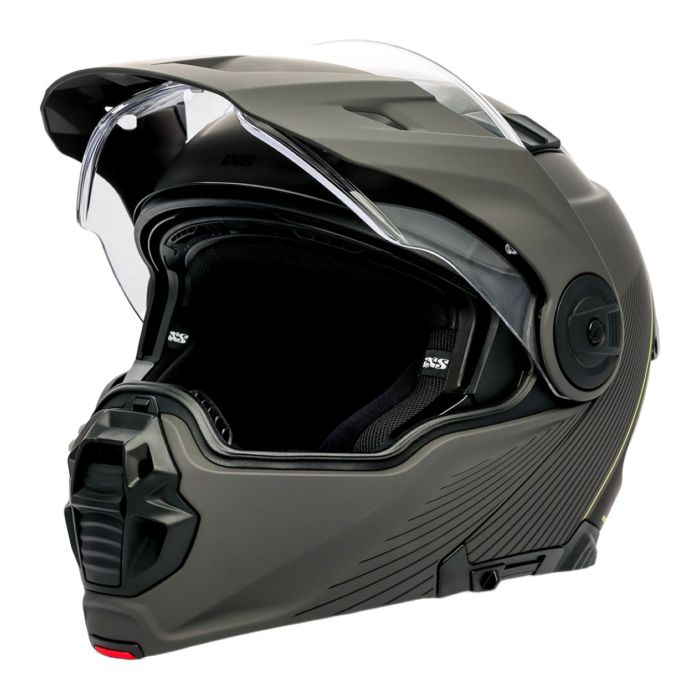 Casco Modulare Ixs Venture 1.0 Grigio Scuro Opaco-n