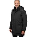 Herren Parka 7/8 Overside Shire 060154 Schwarz