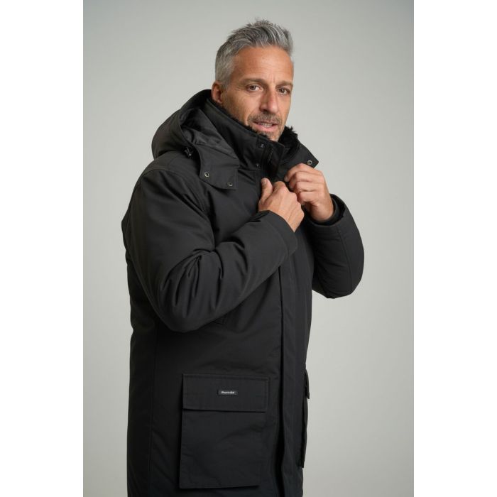 Parka 7/8 Masculino Overside Shire 060154 Negro