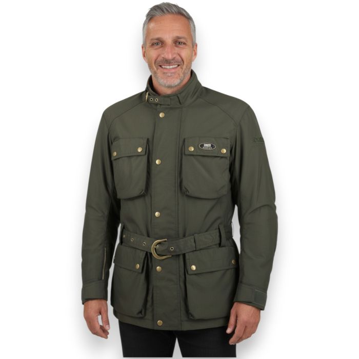 Olivgrüne Tartan Ixs Jacke