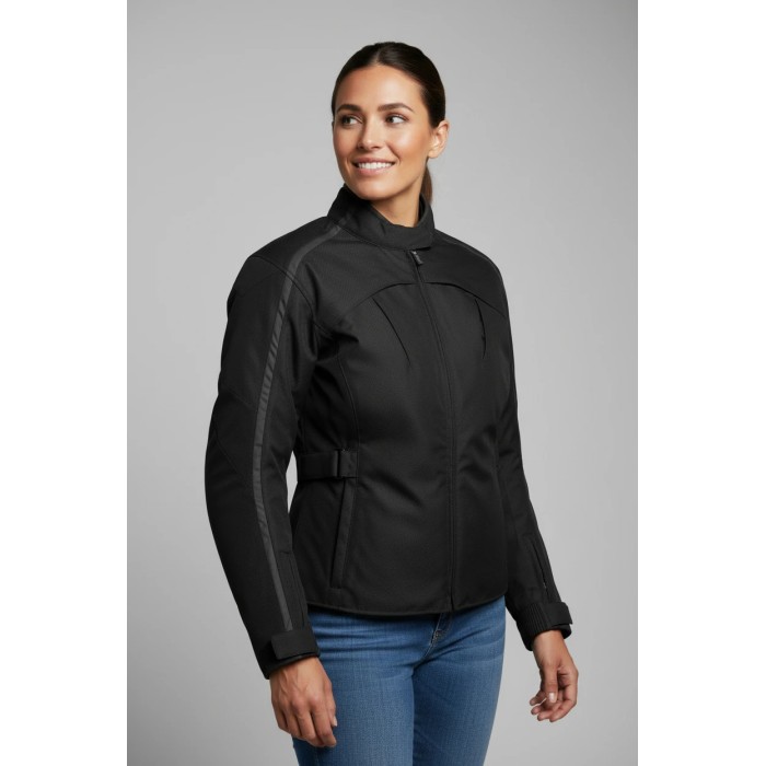 Chaqueta de mujer con protectores Chloe Frank Thomas negro