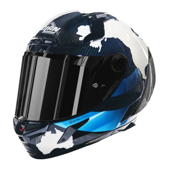 Casco Nolan X-804 Rs UC CHECA 30TH ANNIVERSARY SPECIAL EDIT Blu Liquido