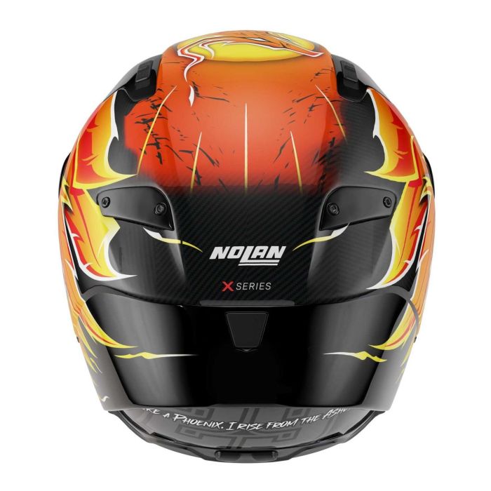 Casco Nolan X-804 Rs REPLICA IANNONE Rosso Arancione Giallo