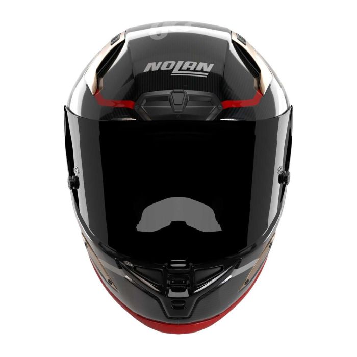 Casco Nolan X-804 Rs Ultra Carbon Sbk Rosso Oro