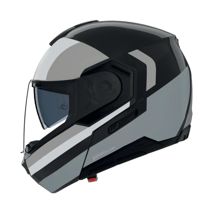 Casco Nolan N90-3 06 Roboto Nero Argento Bianco