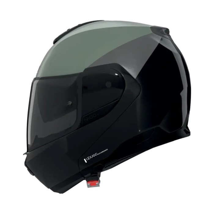 Casco Modulare Nolan N100-6 Verniciatura Speciale Verde Grigio Nero An