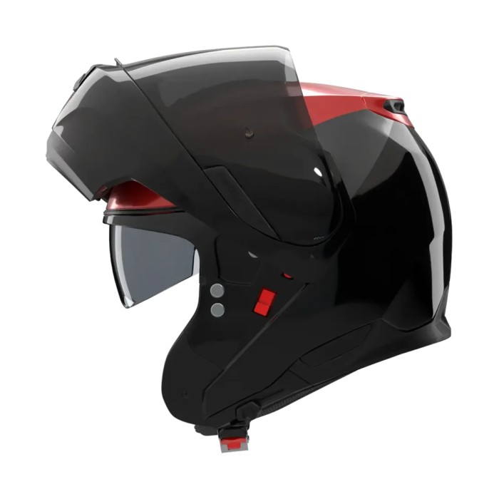 Casco Modulare Nolan N100-6 Verniciatura Speciale Rosso Nero Antracite