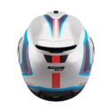 Casco Modulare Nolan N100-6 Radiante Bianco Blu Rosso