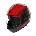 Casco Nolan N120-1 Fluente Rosso Nero Rosso