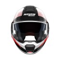 Casco Nolan N120-1 Ciclone Bianco Nero Rosso