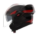 Casco Nolan N120-1 Ciclone Grigio Lava Nero Ros