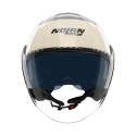 Casco Nolan N20-2 Visor Blocco Nero Avorio Verde An