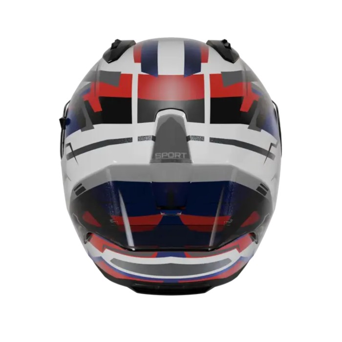 Casco Nolan N60-6 Sport Corsa Bianco Blu Rosso