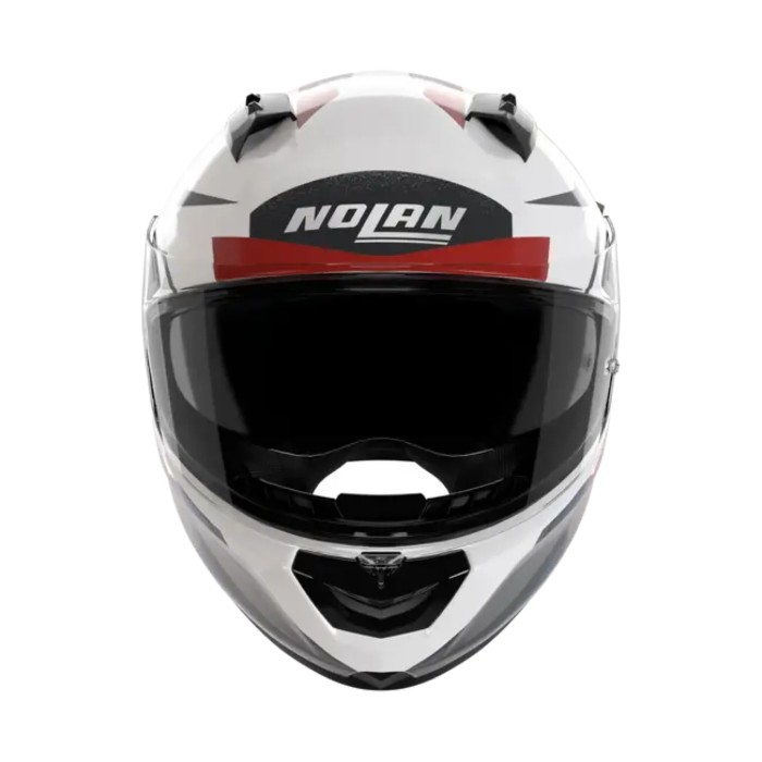 Casco Nolan N60-6 Sport Corsa Bianco Blu Rosso
