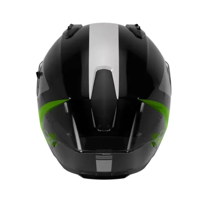 Casco Nolan N60-6 Sport Contrasto Nero Verde Fluo
