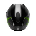 Casco Nolan N60-6 Sport Contrasto Nero Verde Fluo