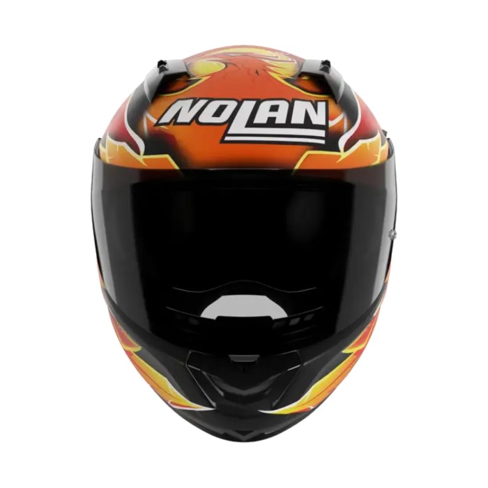 Casco Nolan N60-6 Sport Replica Iannone Nero Rosso Arancione