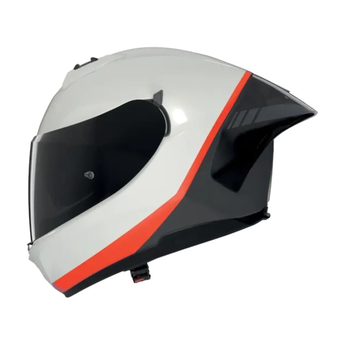 Casco Nolan N60-6 Sport Verniciatura Speciale Perla Nero Arancione