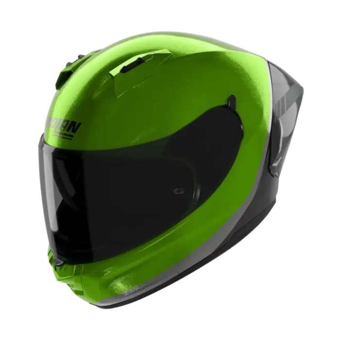 Casco Nolan N60-6 Sport Verniciatura Speciale Verde Nero Antracite